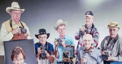 Camera, Photography, Hat.