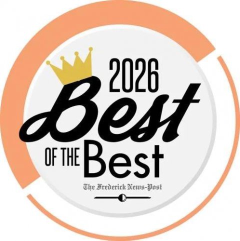 Logo, Advertisement, Grenade. Text: 2026 Best OF THE Best The Frederick News-Post