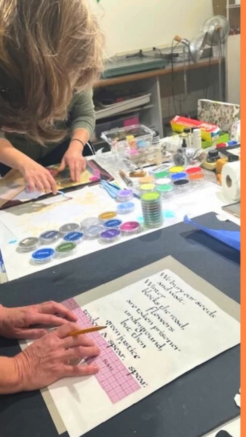 Person, Text, Head. Text: and Winter flowers but then