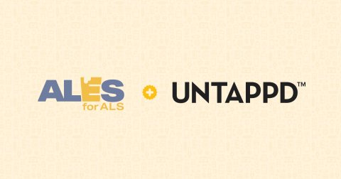Logo, Text. Text: ALES + UNTAPPD™ for ALS
