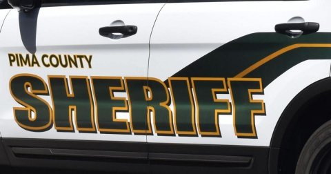 Logo, Car, Text. Text: PIMA COUNTY SHERIFF