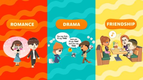 Book, Publication, Comics. Text: ROMANCE FRIENDSHIP DRAMA IT say THAT