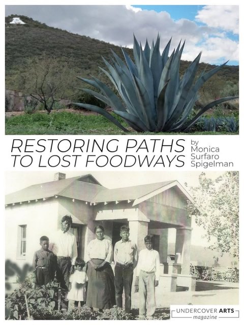 Villa, Man, Person. Text: RESTORING PATHS by Monica Surfaro TO LOST FOODWAYS Spigelman UNDERCOVER ARTS magazine