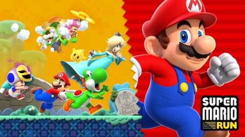 Game, Super Mario, Person. Text: SUPER MARIO RUN