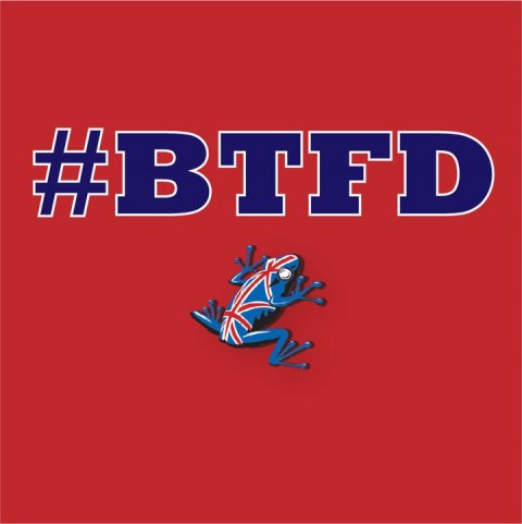 Animal, Frog, Wildlife. Text: #BTFD