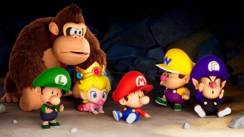 Game, Super Mario, Person. Text: L