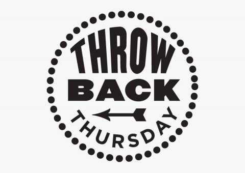 Logo, Dynamite, Symbol. Text: THROW BACK